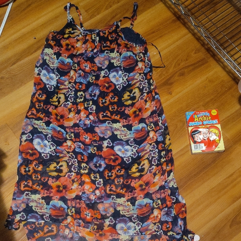 Smart Set Multicolor Floral DRESS - Picture 3 of 16